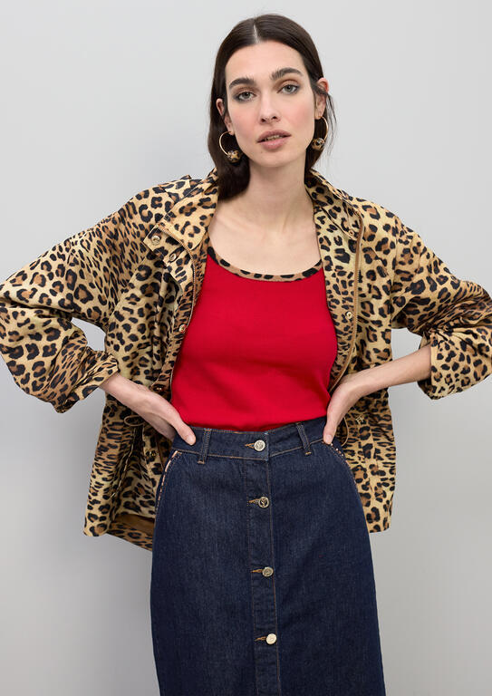 LOLA CASADEMUNT ANIMAL PRINT ANIMAL PRINT JACKET LS2602048 126