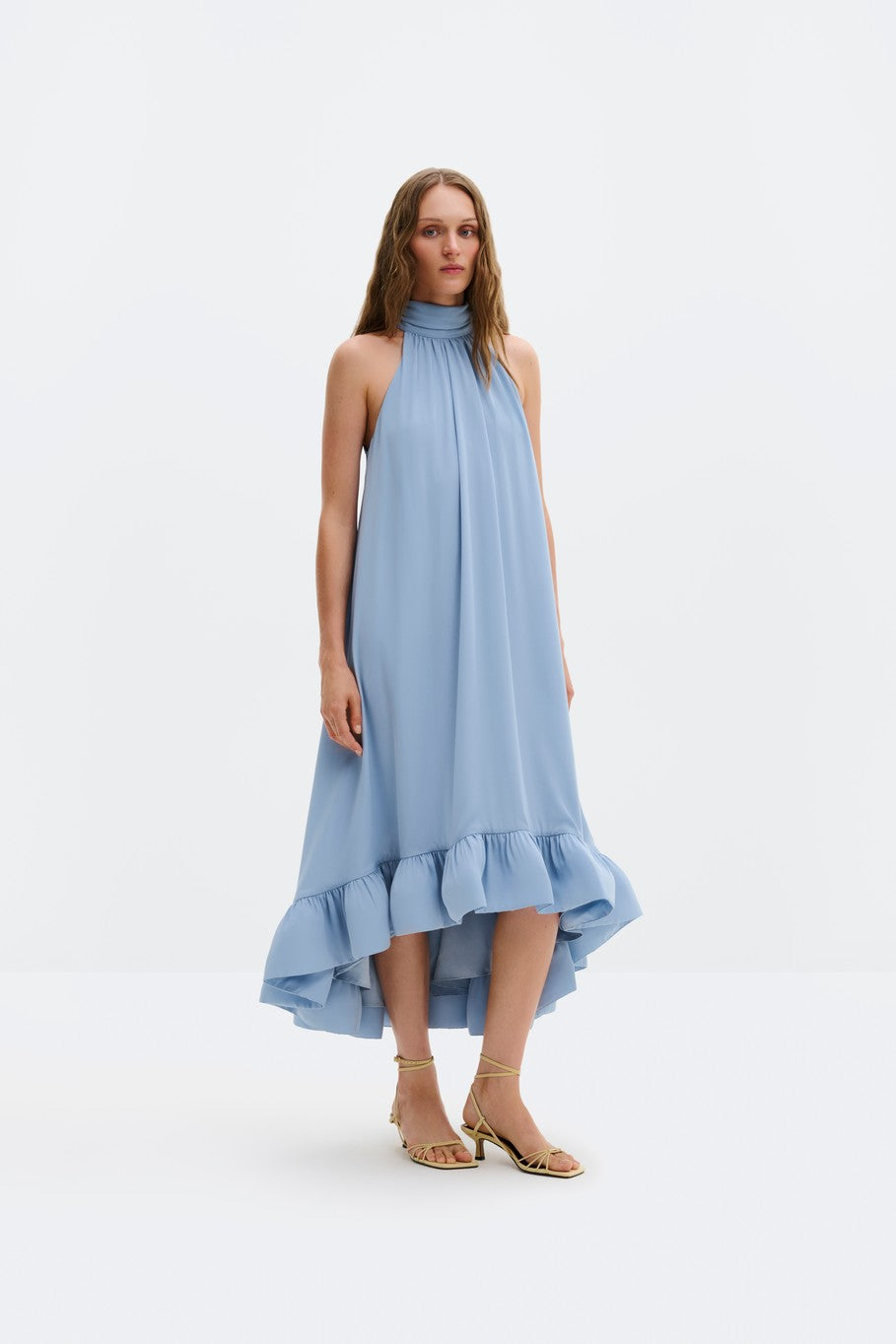 MALINA SABRINA BLUE MAXI DRESS 126