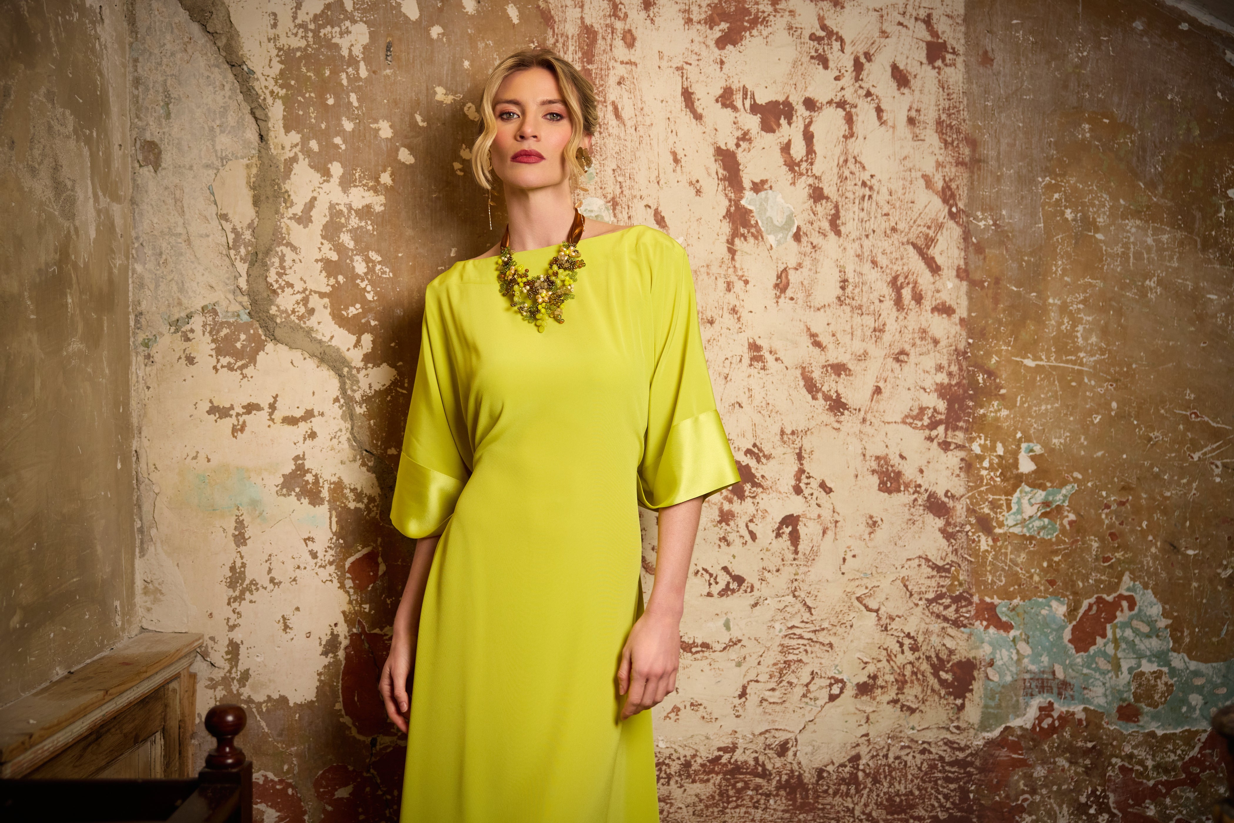 MONESSA JOAN GRAINNE DRESS YELLOW 126