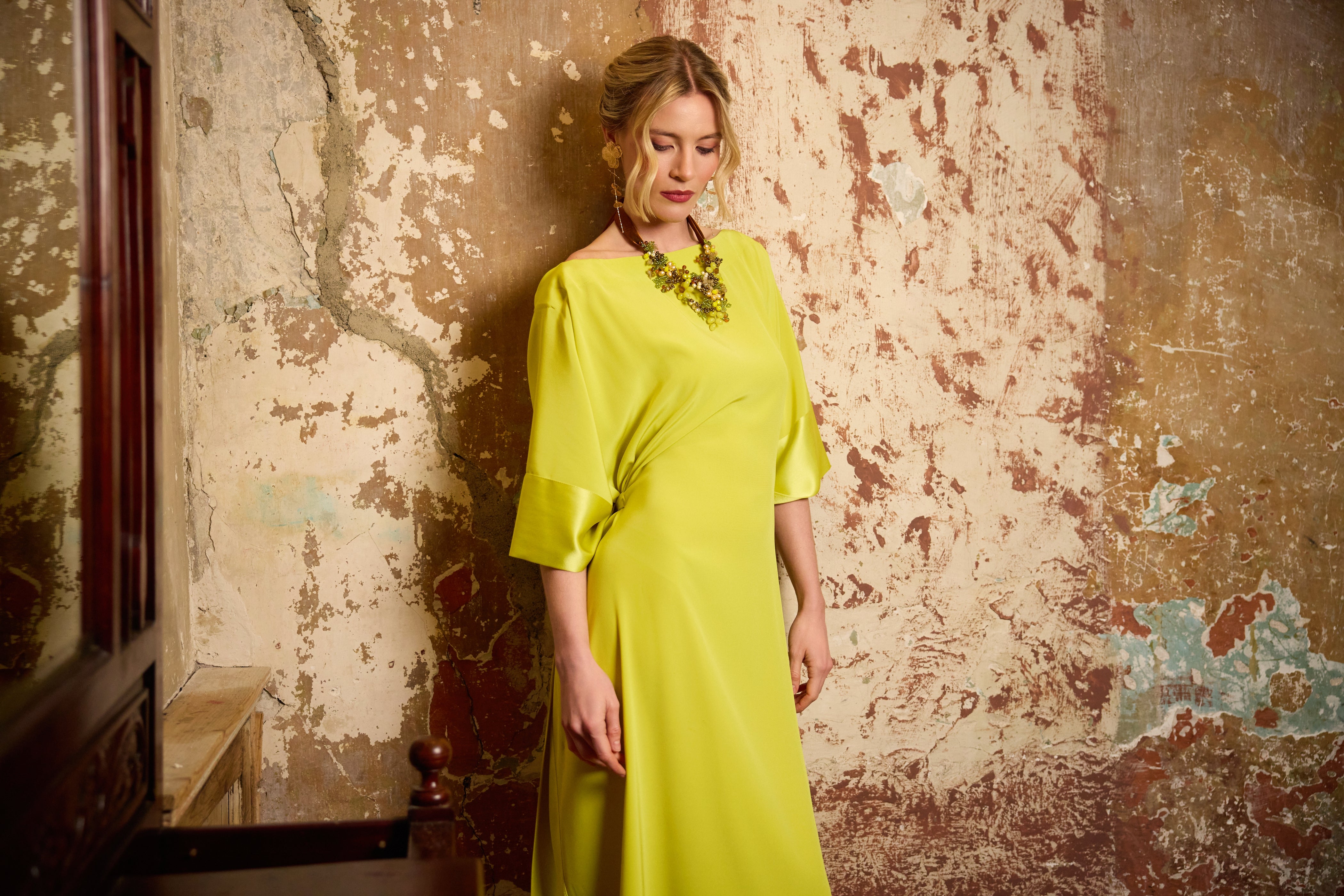 MONESSA JOAN GRAINNE DRESS YELLOW 126