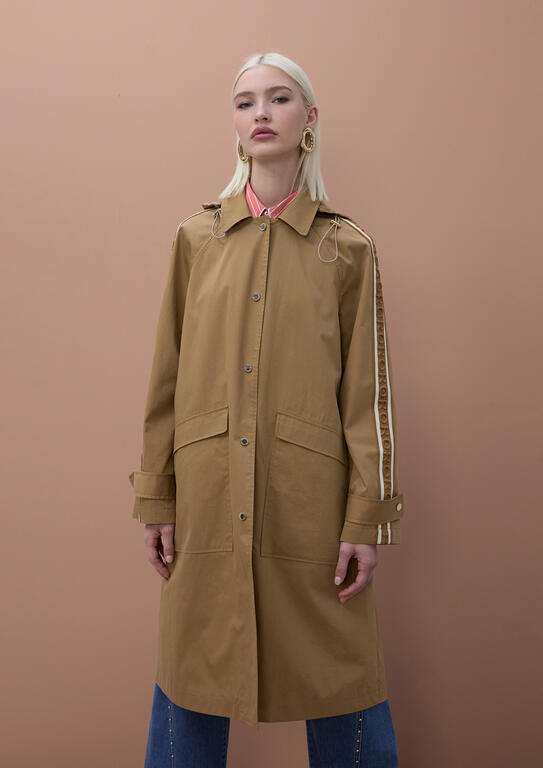 LOLA CASADEMUNT MITE BEIGE TRENCH COAT MS2601004 126