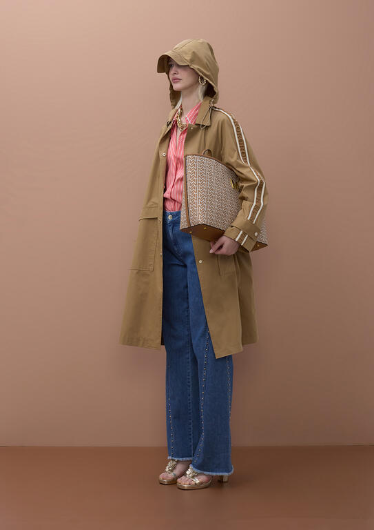 LOLA CASADEMUNT MITE BEIGE TRENCH COAT MS2601004 126