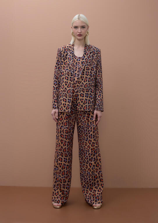 LOLA CASADEMUNT MITE ANIMAL ANIMAL PRINT JACKET MS2602005 126