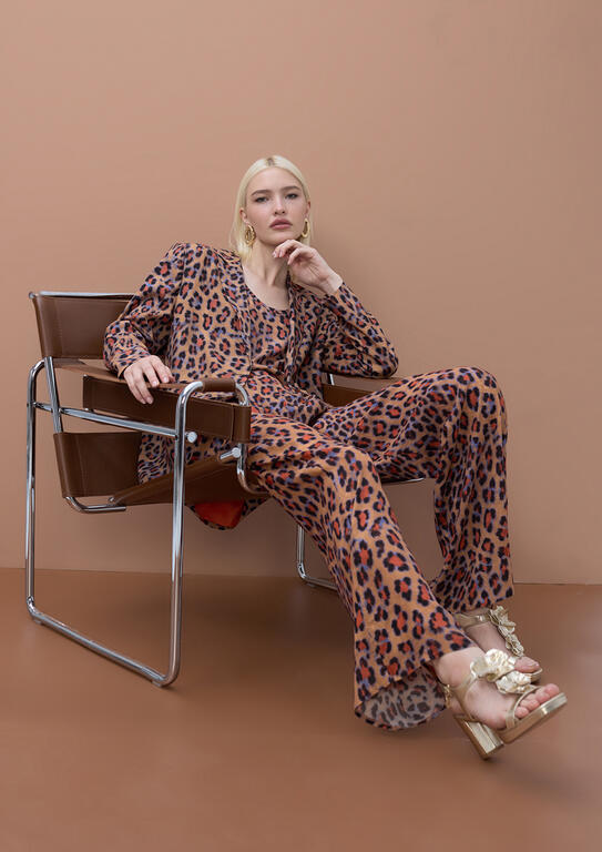 LOLA CASADEMUNT MITE ANIMAL ANIMAL PRINT JACKET MS2602005 126