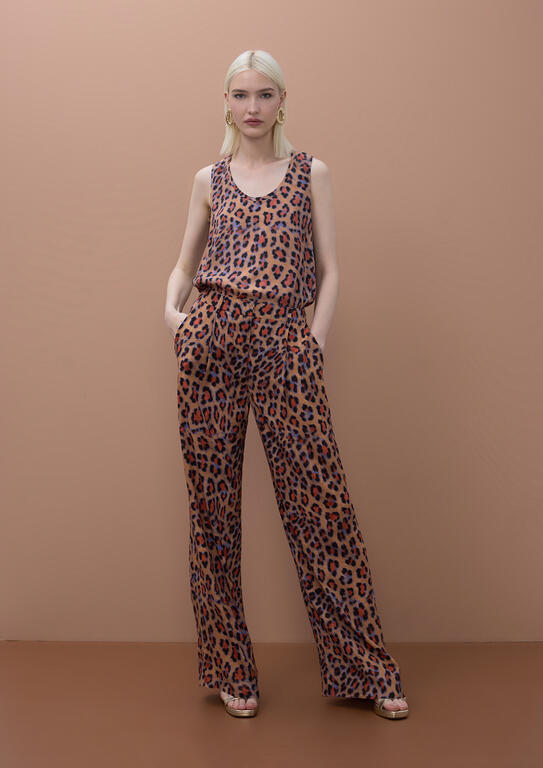 LOLA CASADEMUNT MITE ANIMAL ANIMAL PRINT TROUSERS MS2614002 126