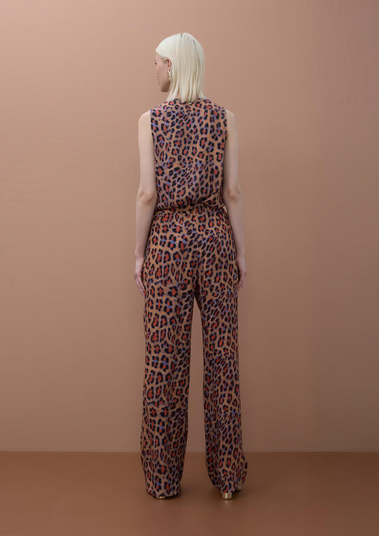 LOLA CASADEMUNT MITE ANIMAL ANIMAL PRINT TROUSERS MS2614002 126