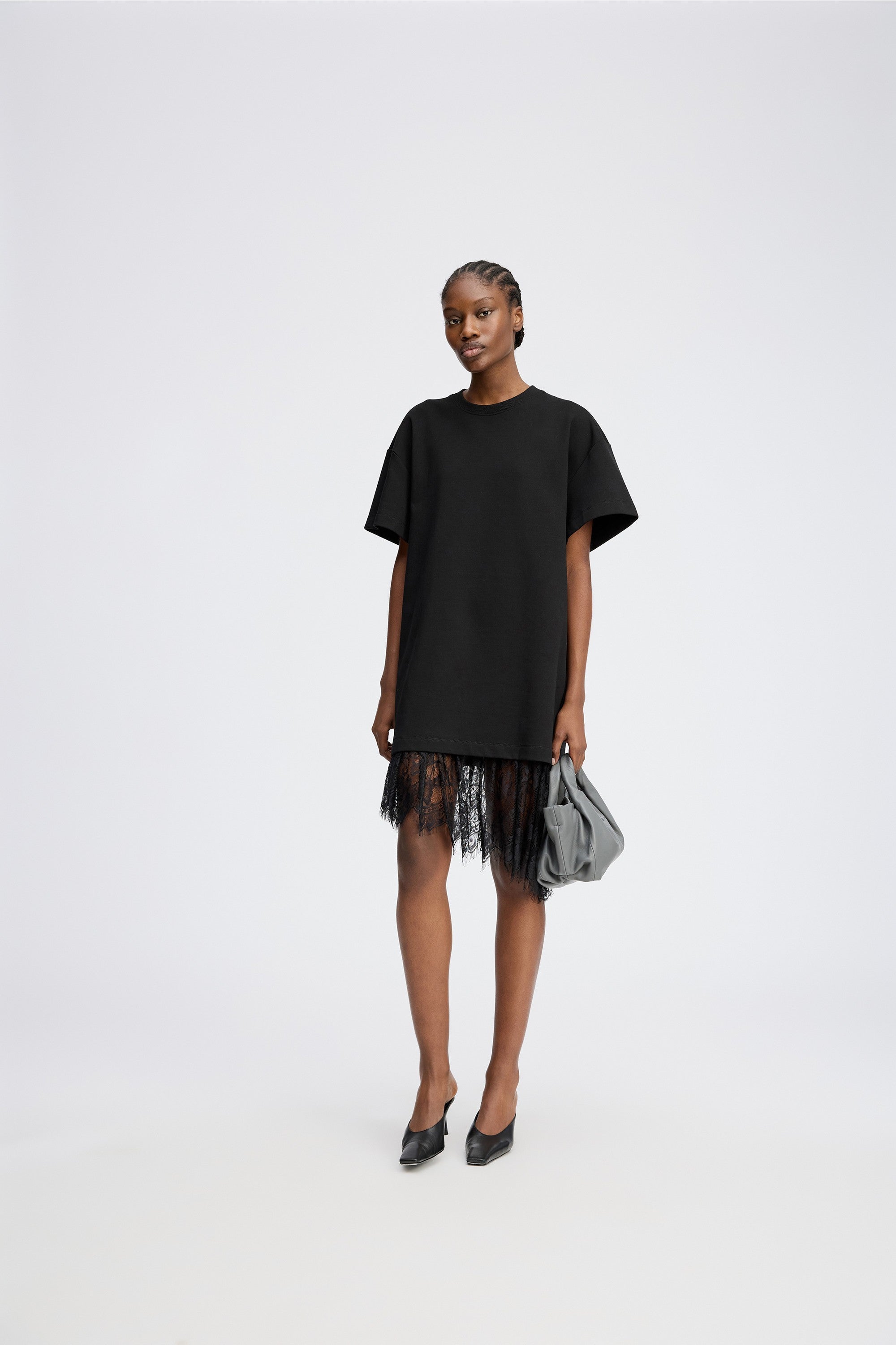munthe black lace dress stocked at macbees ireland