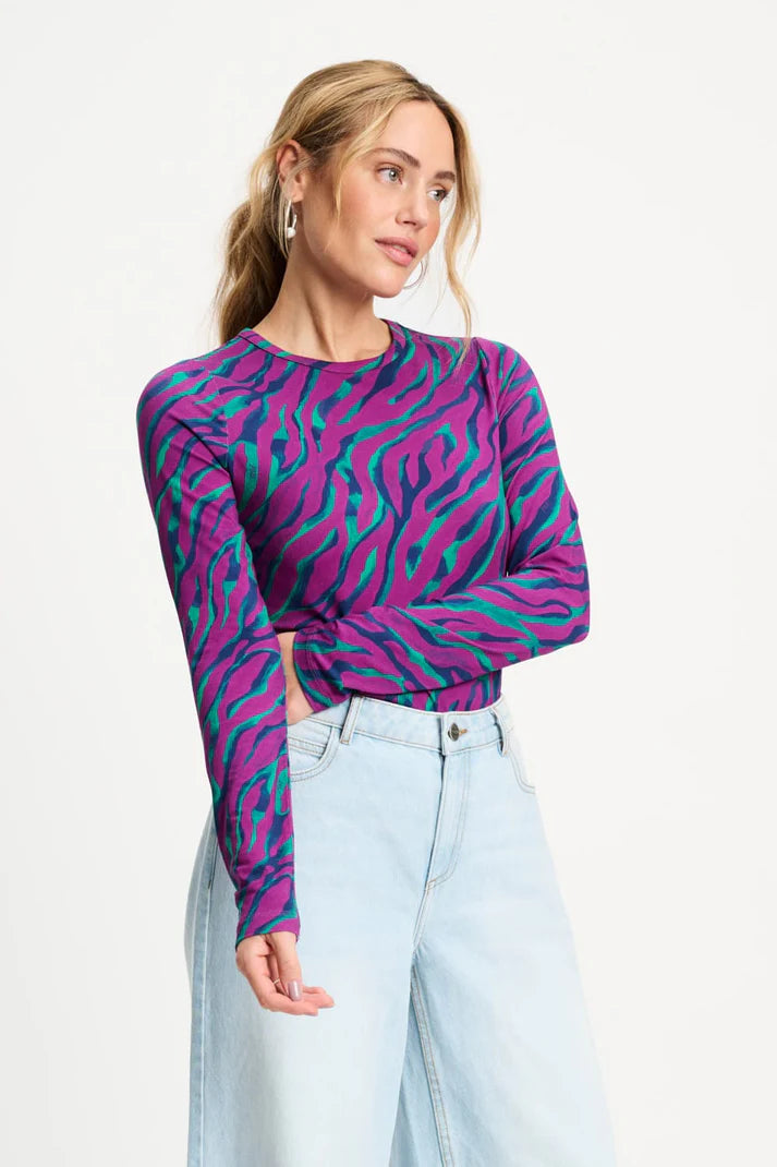 POM LONGSLEEVE - ANIMAL PURPLE SP9447 126