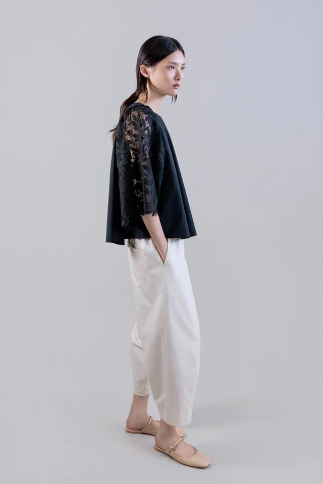 PSOPHIA Off white Trousers 219TRS2672 126