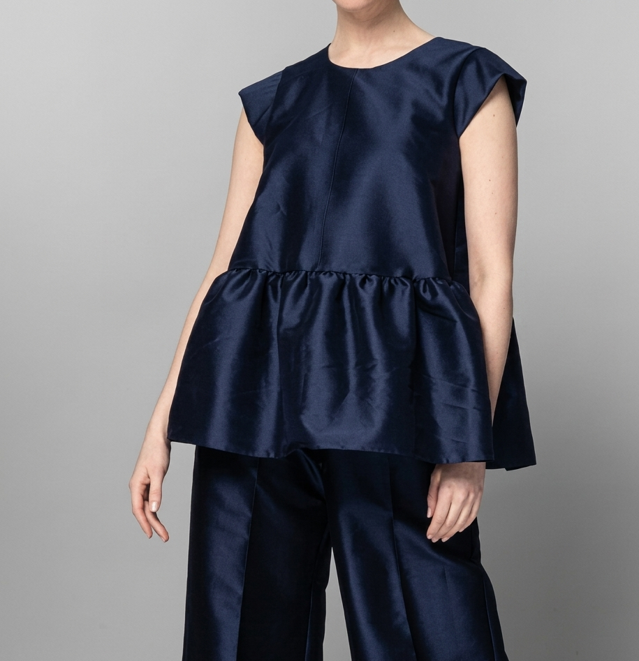 roisin linnane briar navy top stocked at macbees ireland