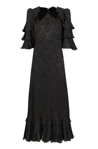 QUEENS OF ARCHIVE ANJELICA BLACK DRESS 226