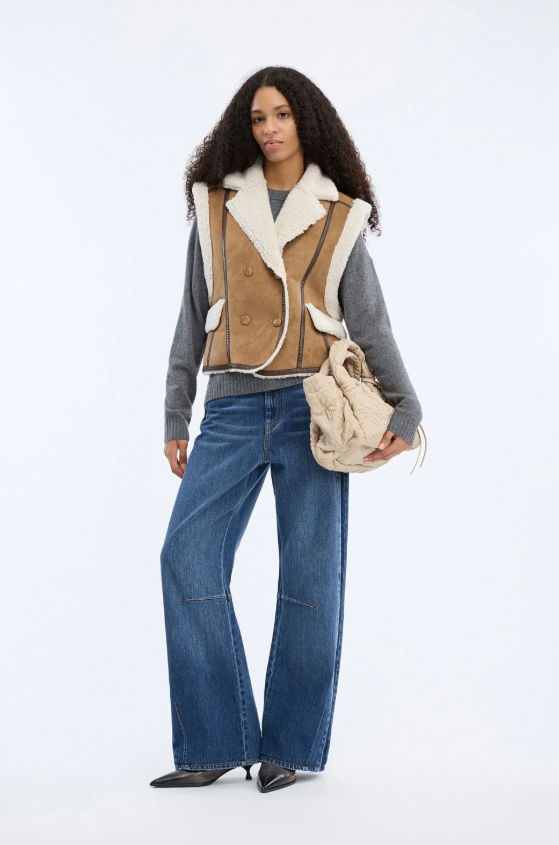 MUNTHE BROWN SUEDE JACKET VIGOR 226