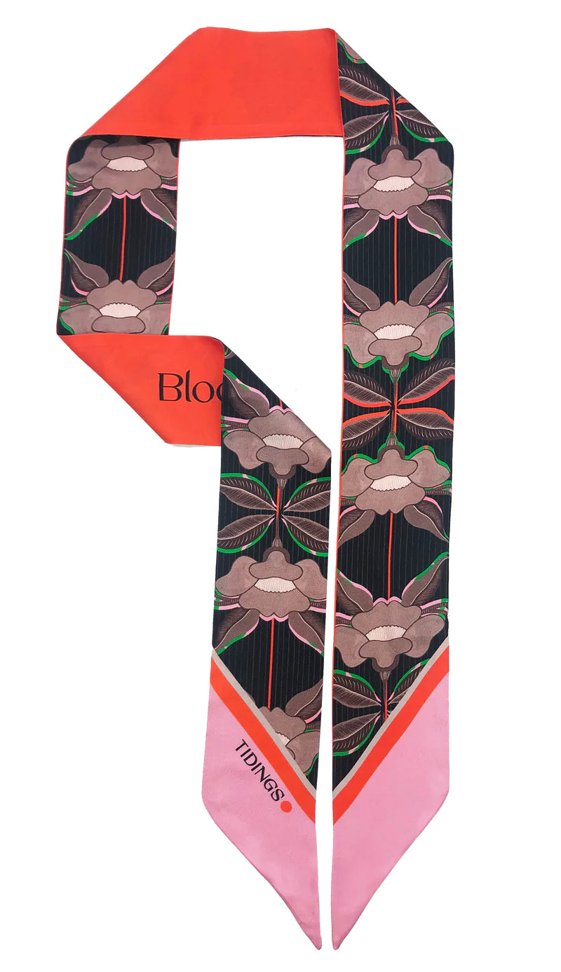 TIDINGS SILK TWILLY SCARF 222