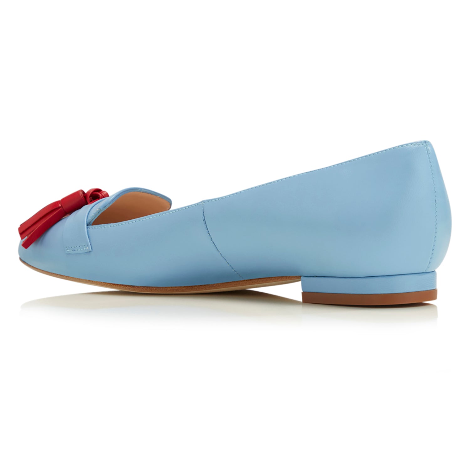 NICKI HOYNE SOPHIE BLUE AND RED TASSEL SHOE 123