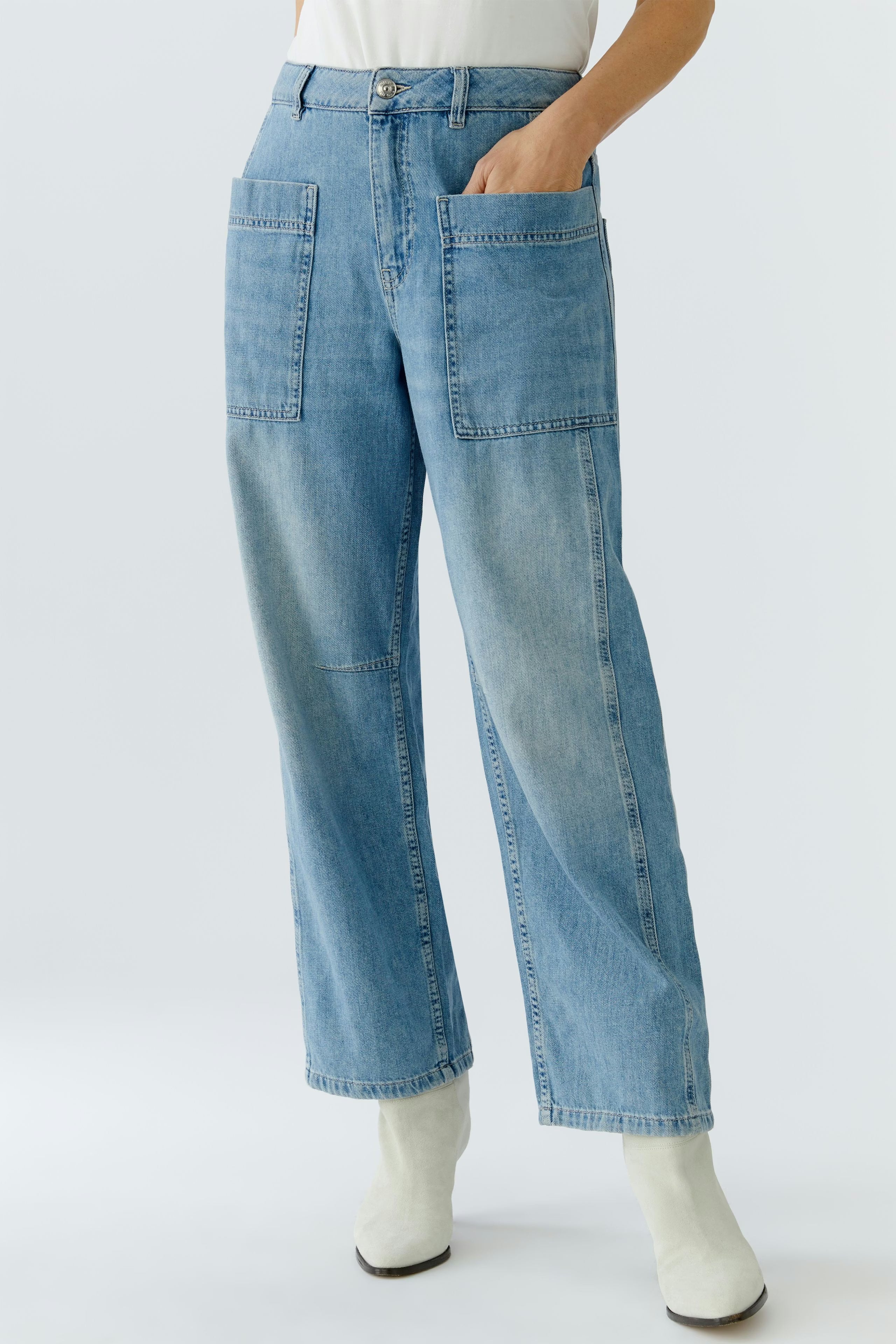 OUI DENIM JEANS BARREL 96649 126