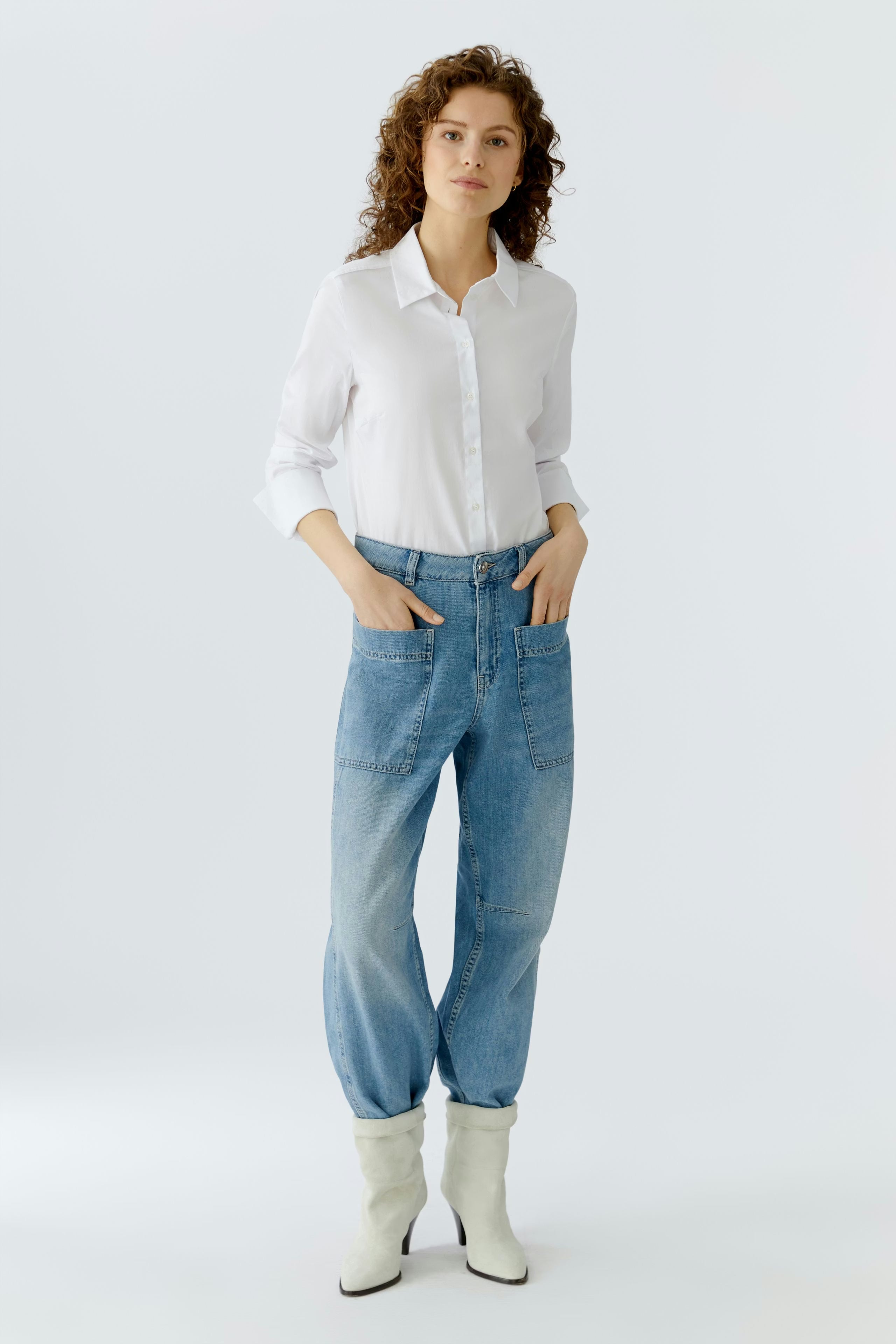 OUI DENIM JEANS BARREL 96649 126