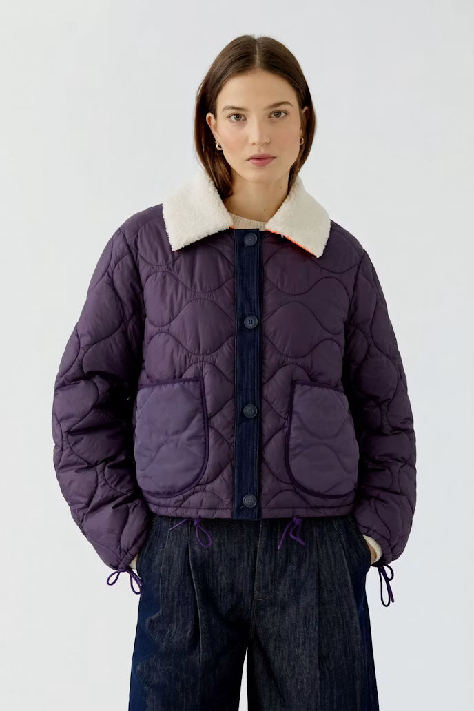 OUI BLUE REVERSIBLE JACKET 99073 0485 226