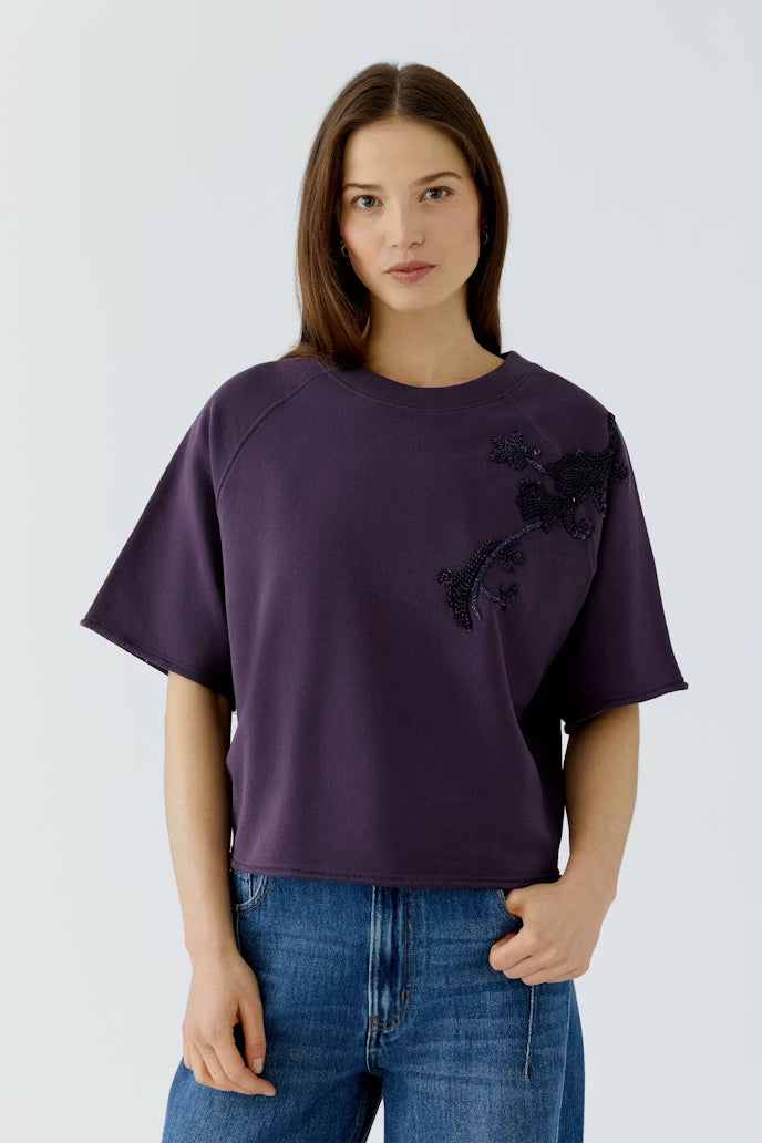 OUI PURPLE SWEATSHIRT 99163 4846 226