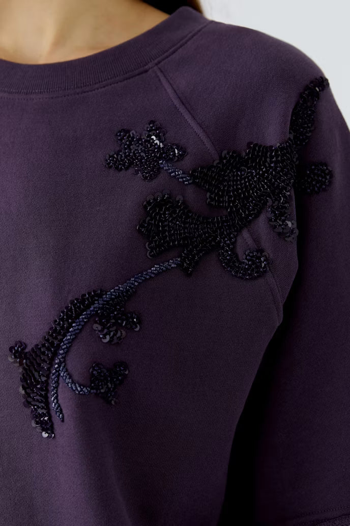 OUI PURPLE SWEATSHIRT 99163 4846 226