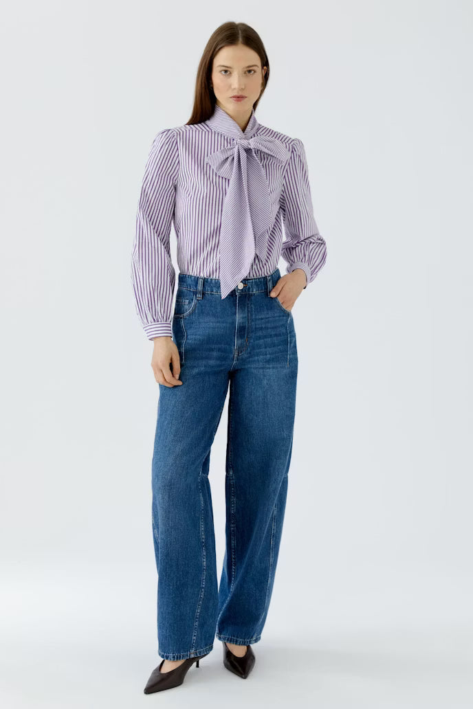 OUI PURPLE LACE BLOUSE 100415 0105 226
