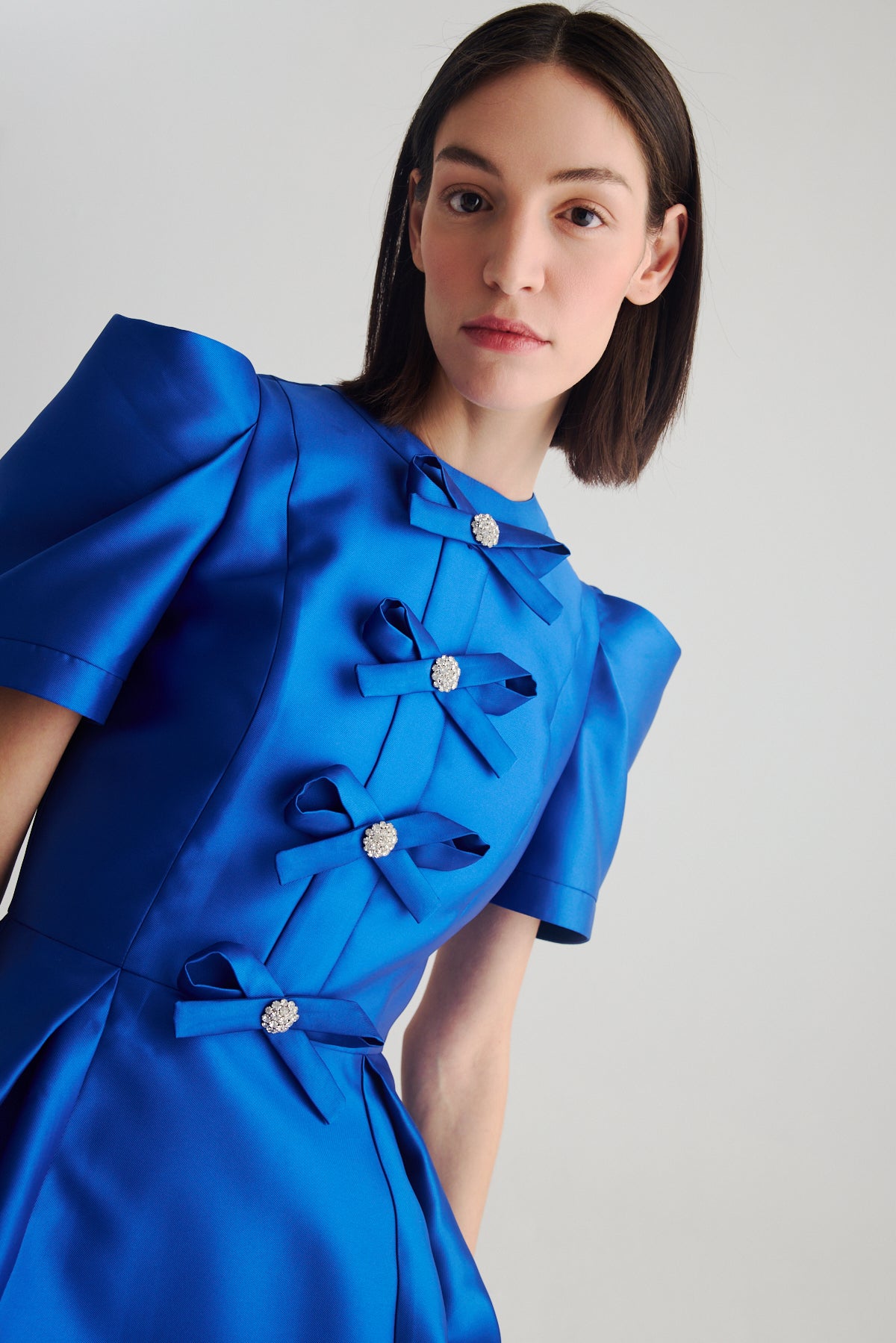 BIRELIN COUTURE BLUE BOW DRESS 05-106 226