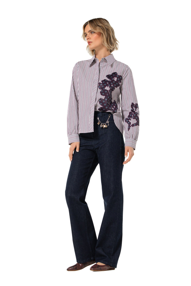 CAROLINE BISS DENIM STRAIGHT LEG JEANS 4513 23 229