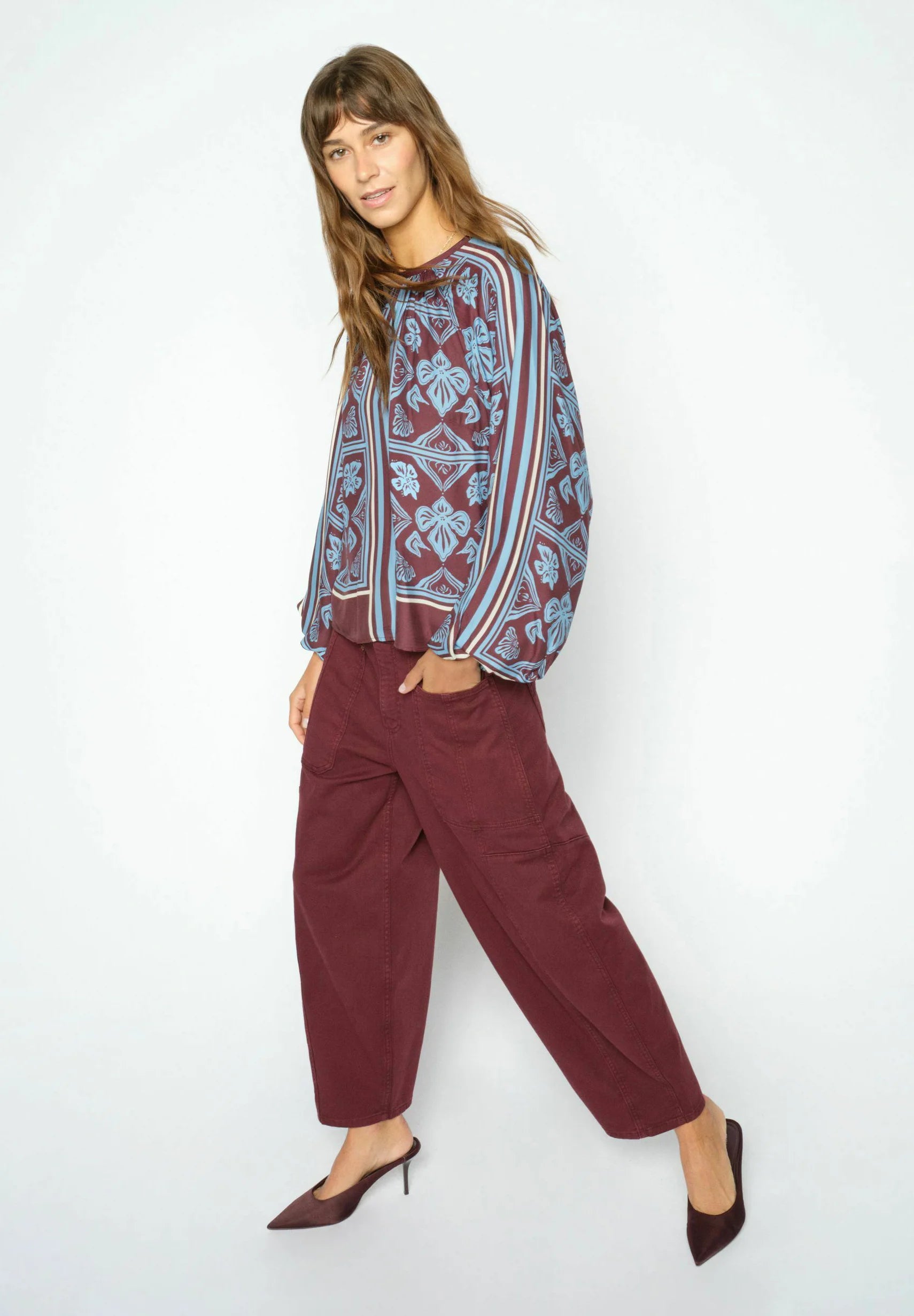 MOS MOSH MMROSY VIA PANT WINE 181290 226