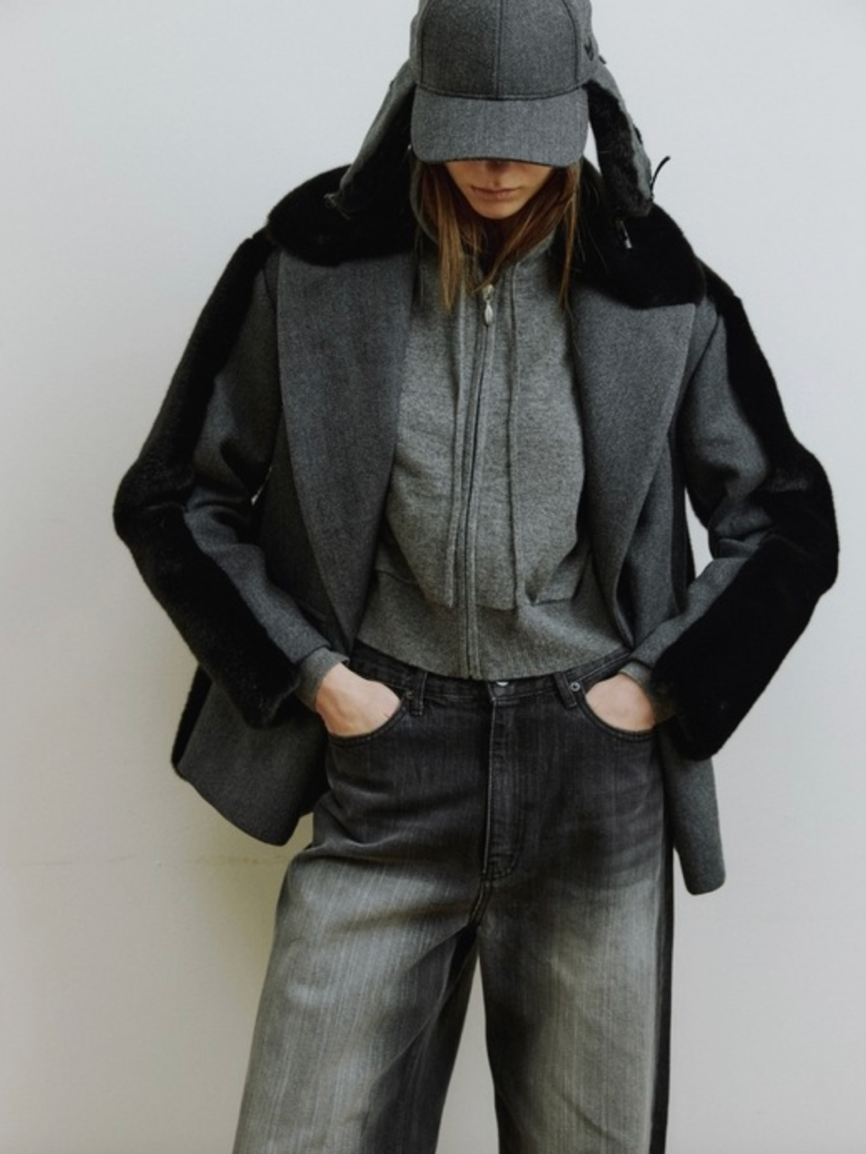 MOLLIOLLI CHAD BLACK WOVEN BLAZER 225