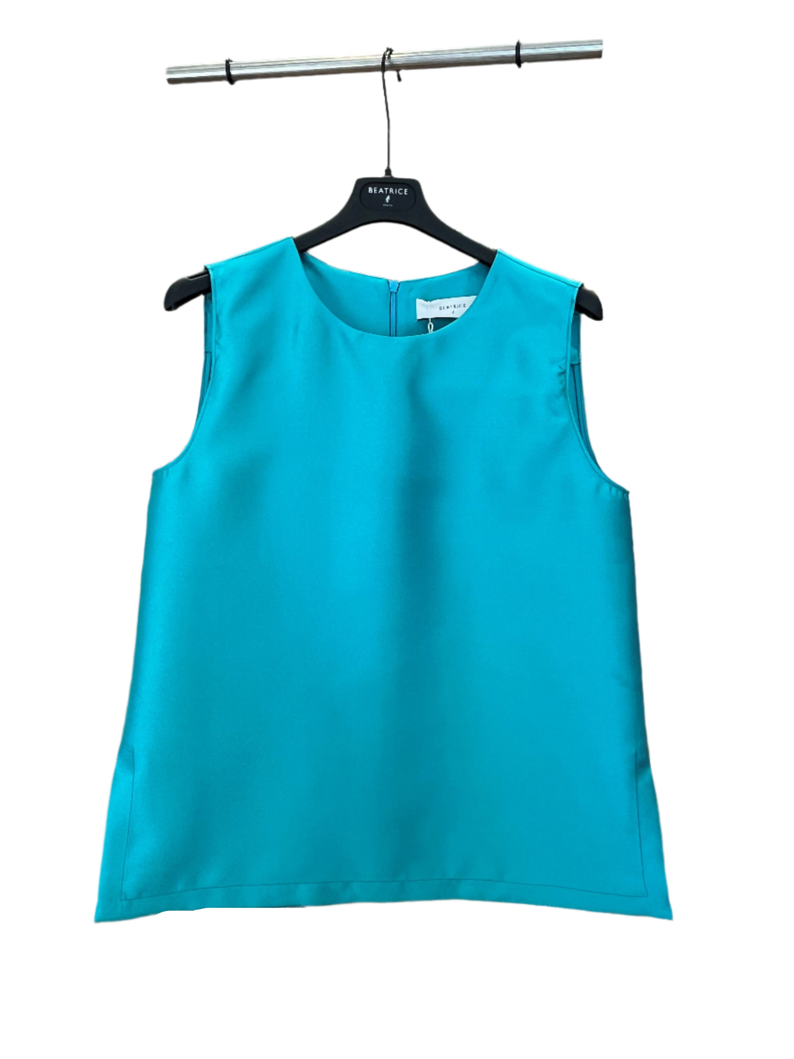 BEATRICE B AQUA TAFFETA TOP 4130 125