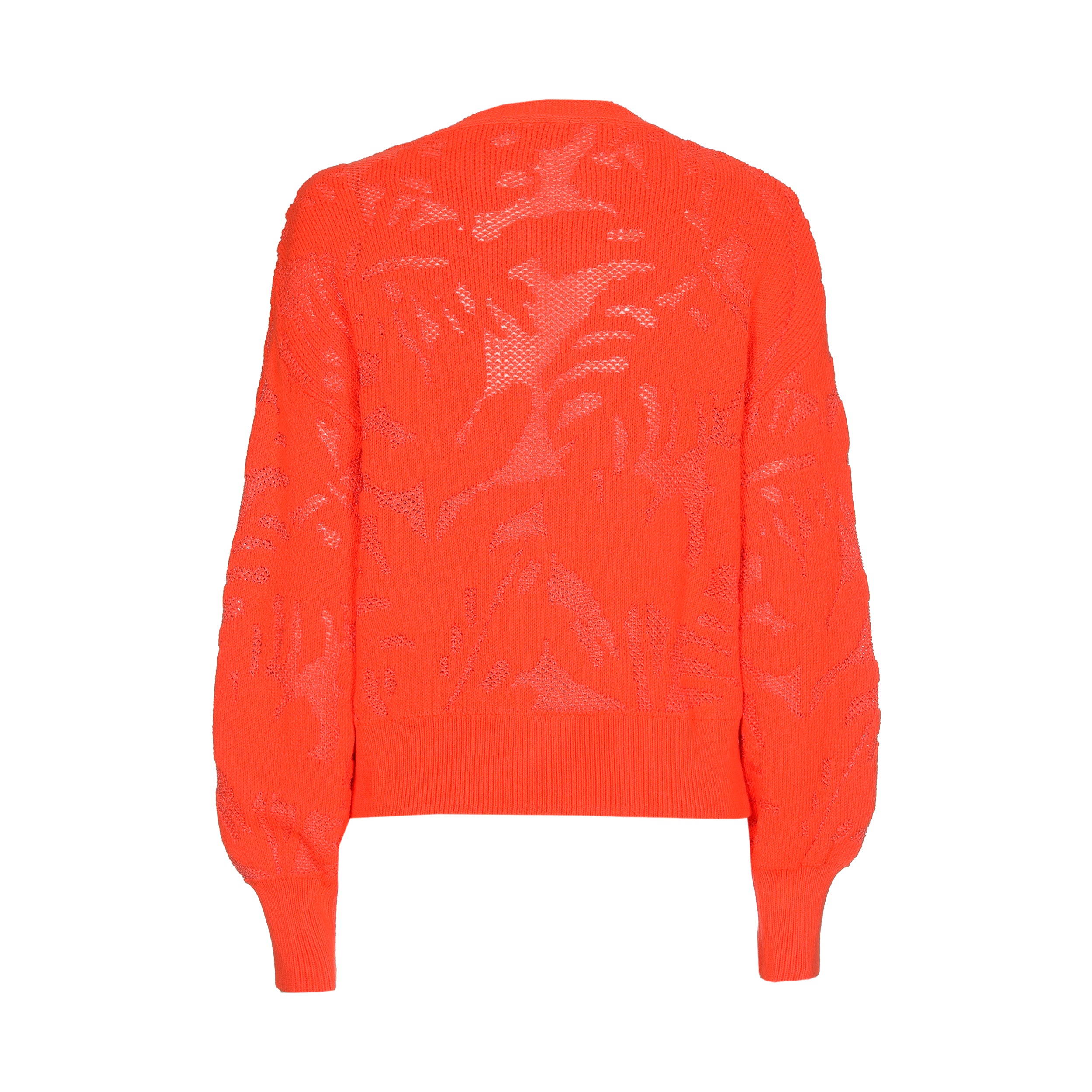 CAROLINE BISS ORANGE ZIP KNIT 1233 126