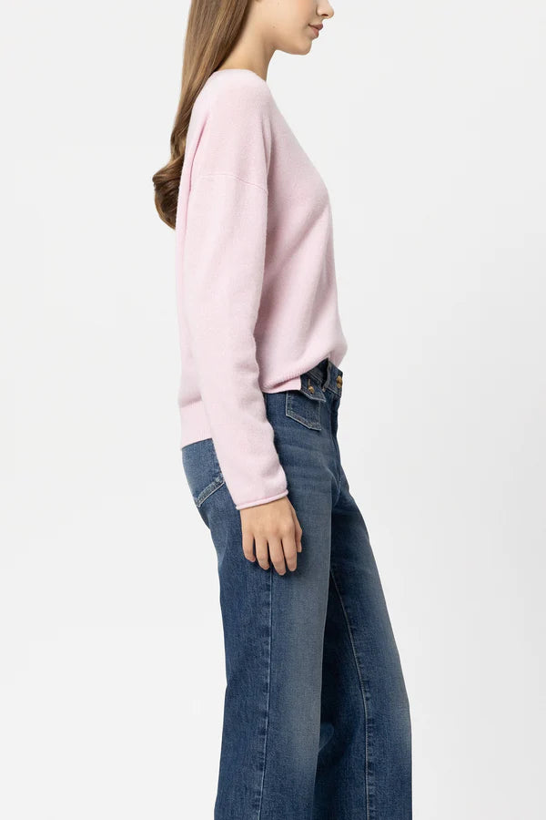 LUISA CERANO PINK CASHMERE KNIT  138751 126