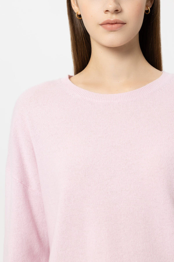 LUISA CERANO PINK CASHMERE KNIT  138751 126