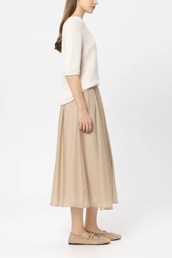 LUISA CERANO CREAM CASHMERE KNIT  138767 126