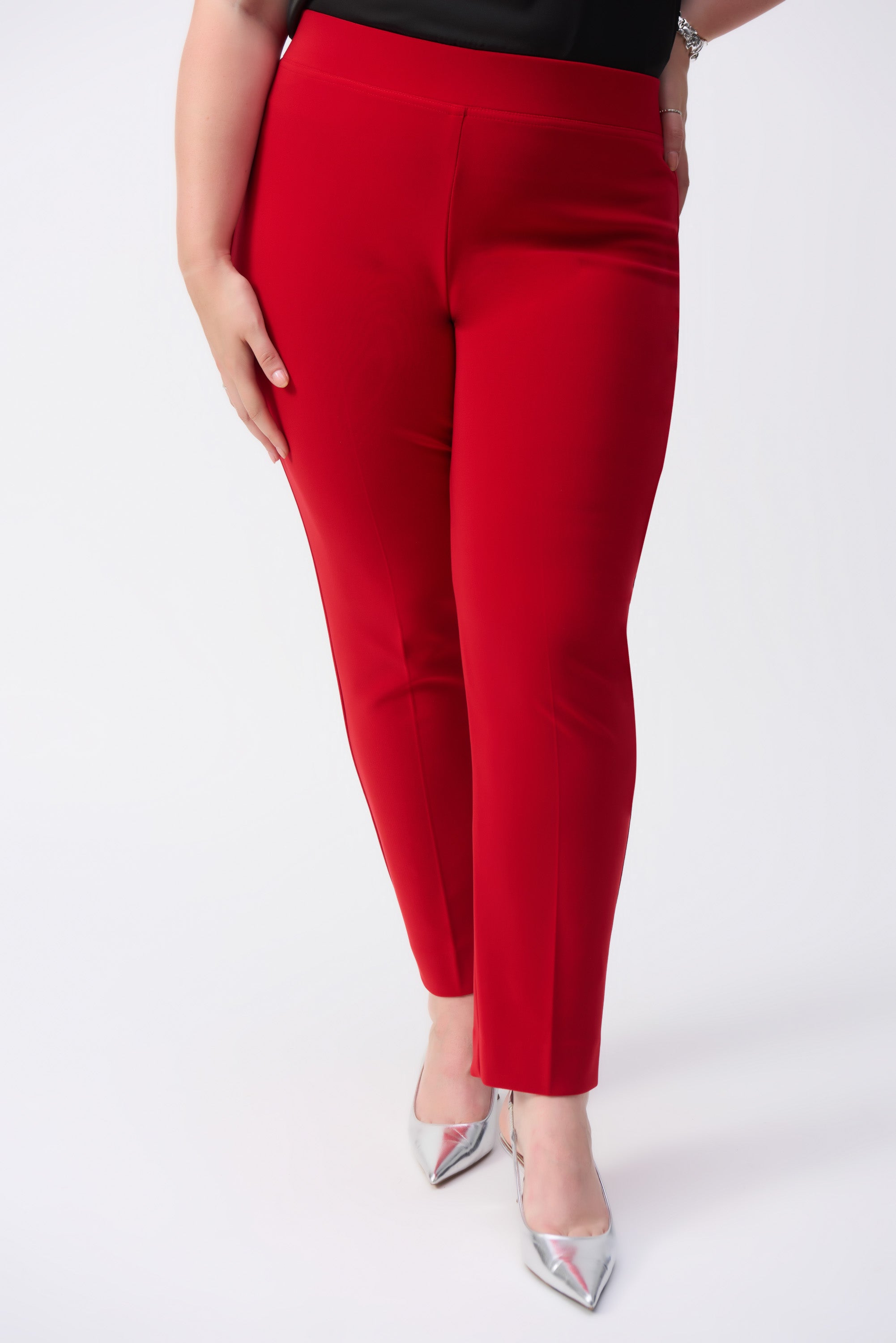 JOSEPH RIBKOFF RED TROUSERS 143105F24 224