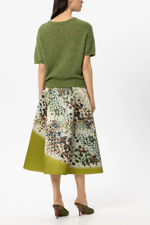 LUISA CERANO KHAKI ROUND NECK KNIT 148805 226