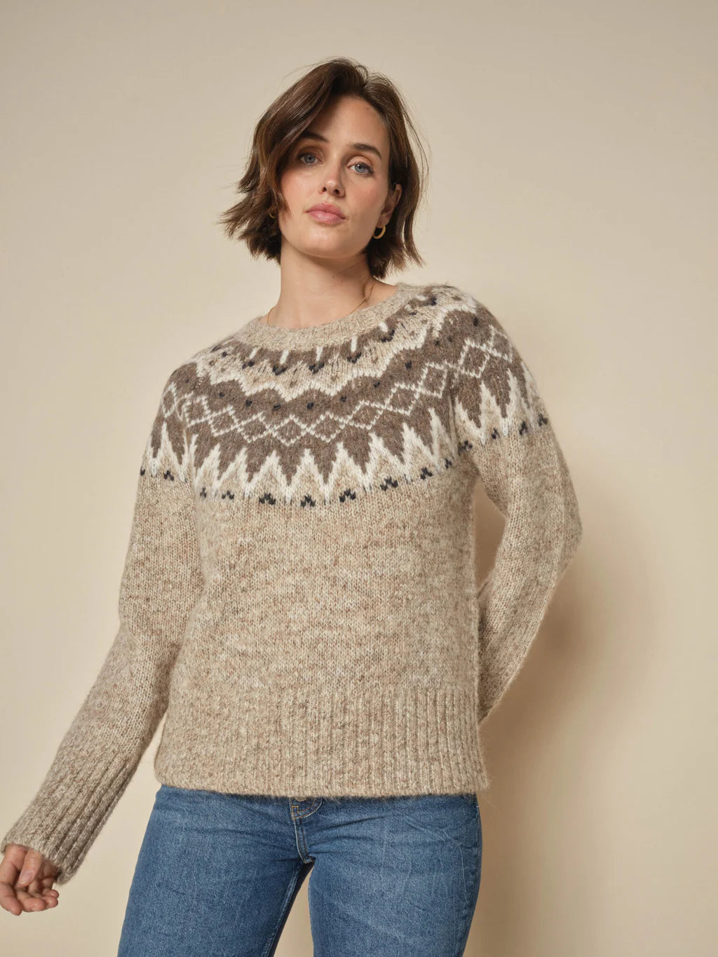 MOS MOSH  MMSidsel Warm Knit TAN 165770 224