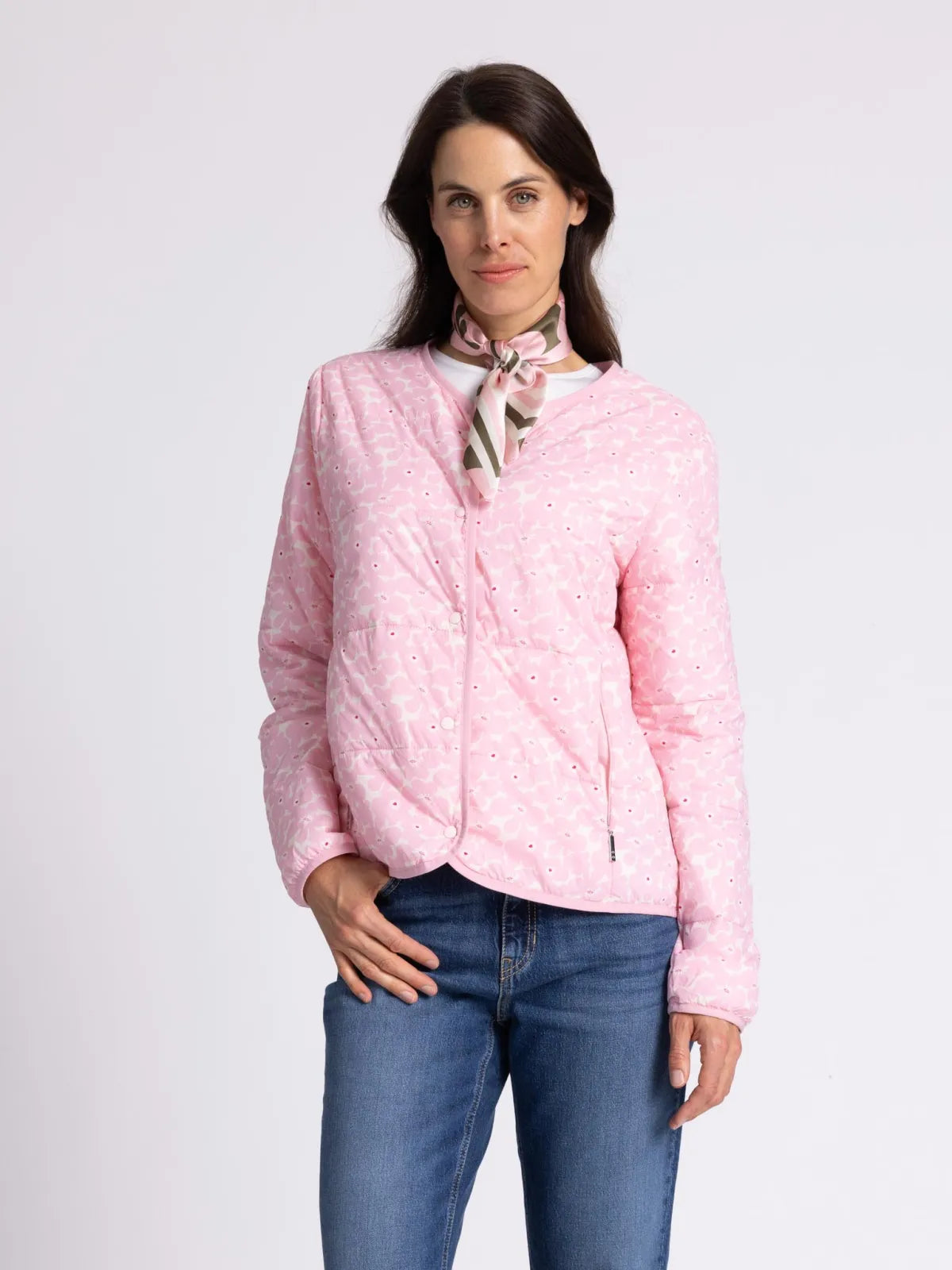 GREEN GOOSE  candy flower print Jacket 16843864 / 404 126