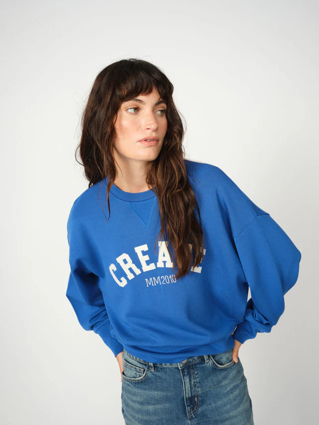 MOS MOSH BLUE MMCELLI O-LS SWEATSHIRT 168550 225