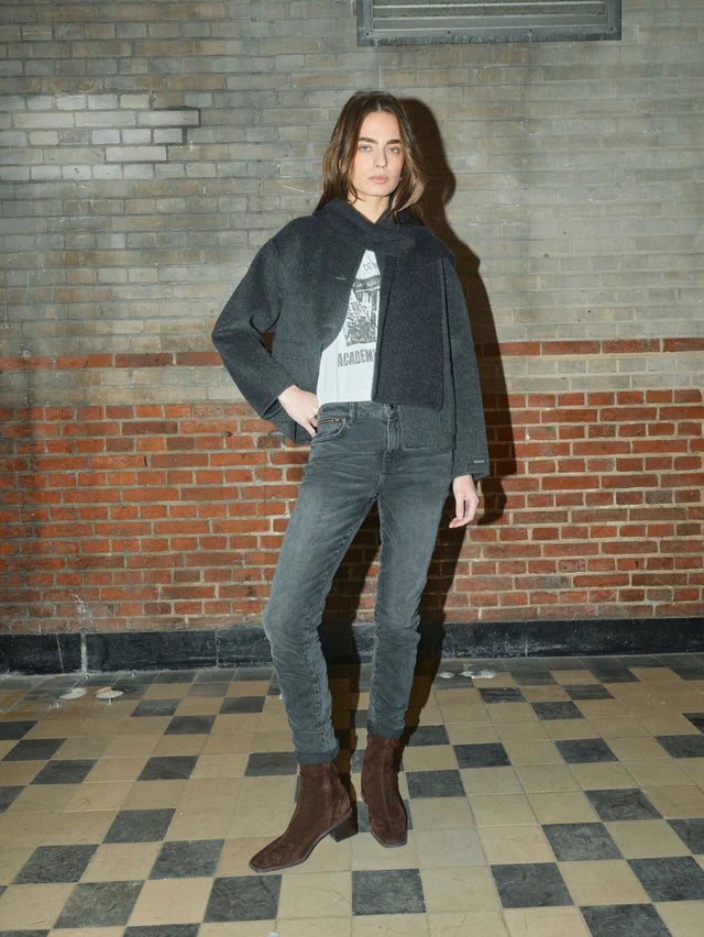 MOS MOSH GREY MMMARIA LOISA WOOL JACKET 173960 225