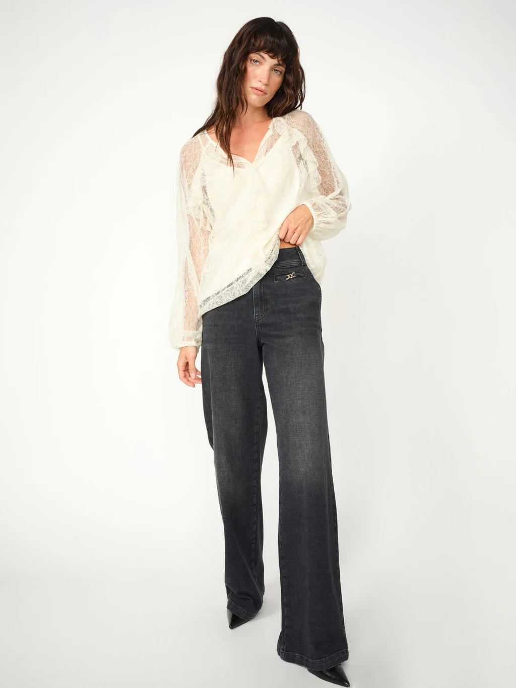 MOS MOSH BLACK MMCANDIA PEACH JEANS 174940 225