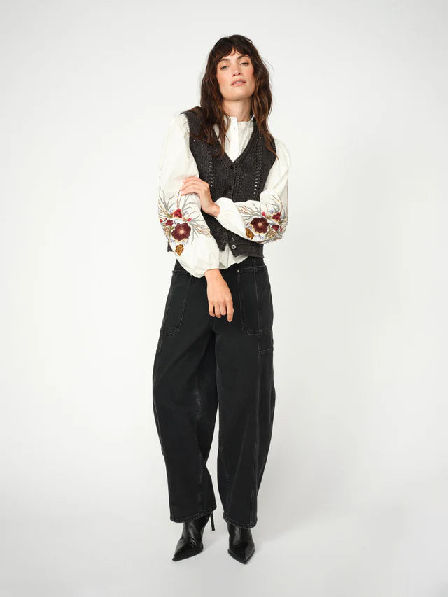 MOS MOSH DARK GREY MMROSY GALLEON JEANS 174480 225