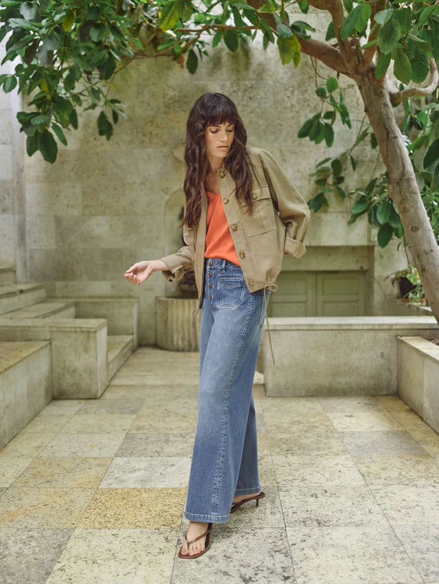 MOS MOSH MMGINAH RAMIE JACKET BROWN 177000 126