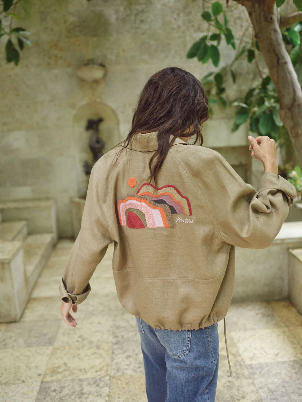 MOS MOSH MMGINAH RAMIE JACKET BROWN 177000 126