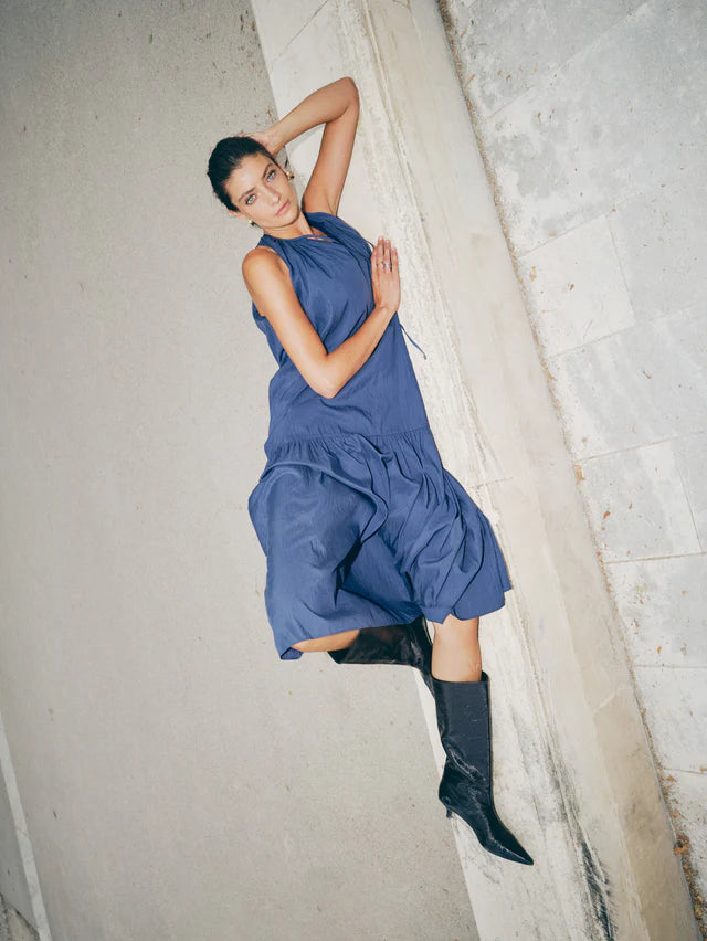 MOS MOSH MMSABRI TESS DRESS BLUE 177160 126