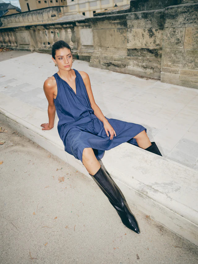 MOS MOSH MMSABRI TESS DRESS BLUE 177160 126