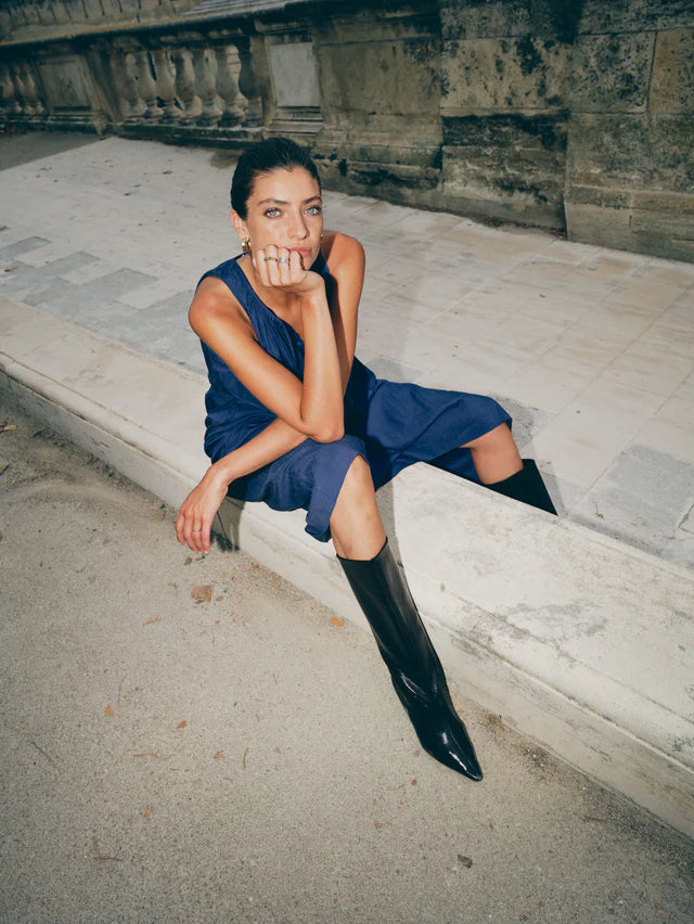 MOS MOSH MMSABRI TESS DRESS BLUE 177160 126