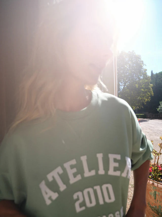 MOS MOSH MMNIMA O-LS  SWEATSHIRT GREEN 177510 126