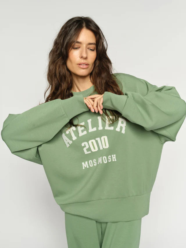 MOS MOSH MMNIMA O-LS  SWEATSHIRT GREEN 177510 126
