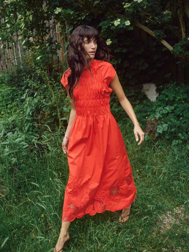 MOS MOSH MMARIA MONO DRESS ORANGE 177790 126