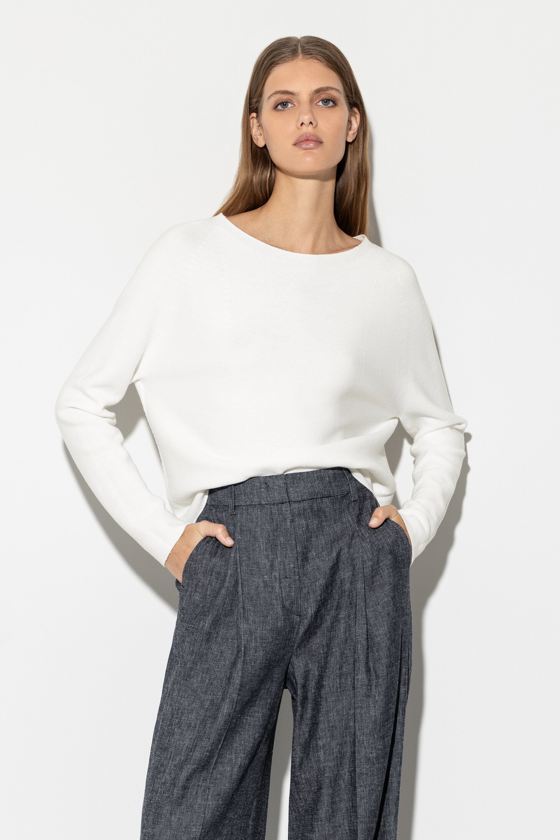 LUISA CERANO ROUND NECK KNIT 198388/5908 124